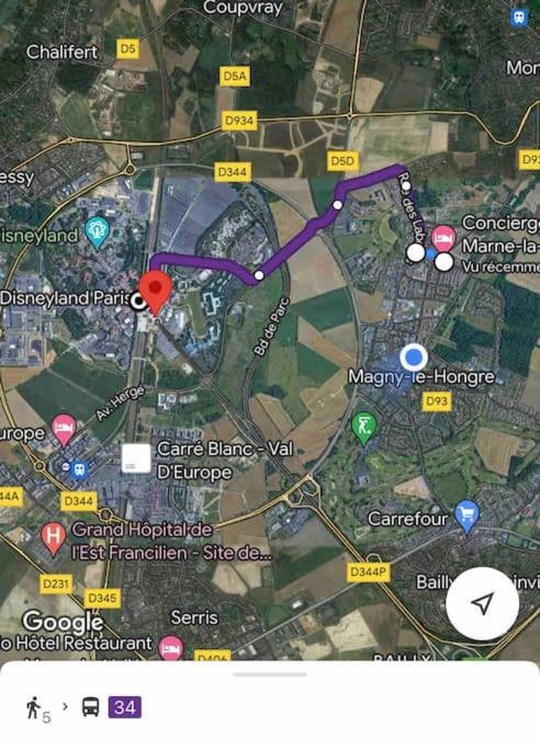 Duplex Moderne 8Per&3Ch&10 Min Disney&Parking Free Magny-le-Hongre Extérieur photo