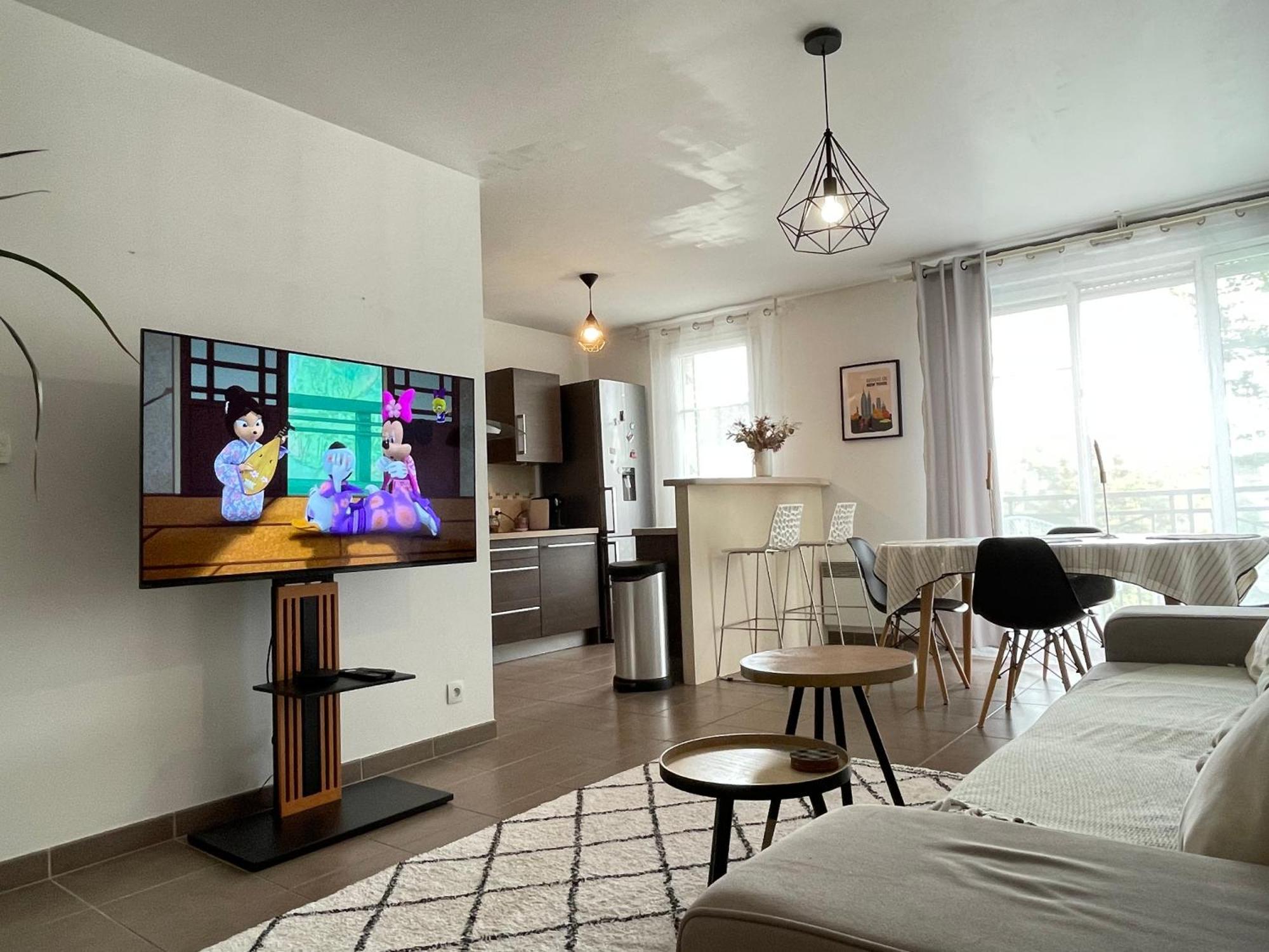 Duplex Moderne 8Per&3Ch&10 Min Disney&Parking Free Magny-le-Hongre Extérieur photo